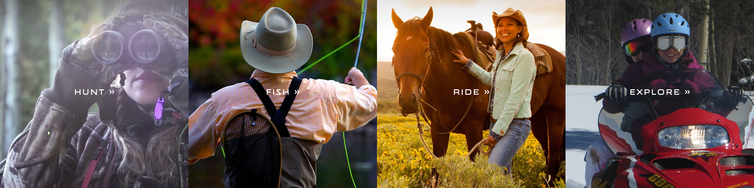 Colorado Mountain Ranch Activities Collage